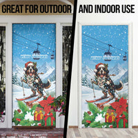 Switzerland Christmas Door Cover Merry Swissmas Bernese Mountain Dog - Wonder Print Shop