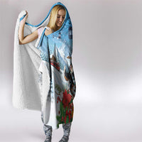 Switzerland Christmas Hooded Blanket Merry Swissmas Bernese Mountain Dog - Wonder Print Shop