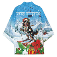 Switzerland Christmas Kimono Merry Swissmas Bernese Mountain Dog - Wonder Print Shop