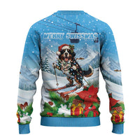 Switzerland Christmas Ugly Christmas Sweater Merry Swissmas Bernese Mountain Dog - Wonder Print Shop