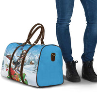 Switzerland Christmas Travel Bag Merry Swissmas Bernese Mountain Dog - Wonder Print Shop