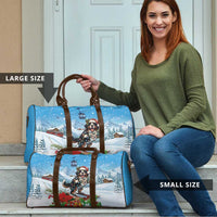 Switzerland Christmas Travel Bag Merry Swissmas Bernese Mountain Dog - Wonder Print Shop