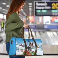 Switzerland Christmas Travel Bag Merry Swissmas Bernese Mountain Dog - Wonder Print Shop