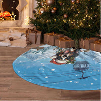 Switzerland Christmas Tree Skirt Merry Swissmas Bernese Mountain Dog - Wonder Print Shop