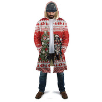 Personalized Merry Swissmas Cloak Bernese Mountain Dog Christmas Pattern - Wonder Print Shop