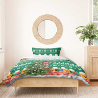 South Africa Christmas Bedding Set Springbok With Christmas Tree - Wonder Print Shop