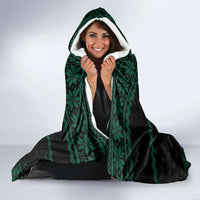 Merry Krampus Creepy Christmas Holiday Hooded Blanket Green Version
