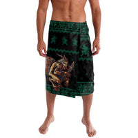 Merry Krampus Creepy Christmas Holiday Lavalava Green Version - Wonder Print Shop