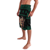 Merry Krampus Creepy Christmas Holiday Lavalava Green Version - Wonder Print Shop