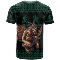 Merry Krampus Creepy Christmas Holiday T Shirt Green Version - Wonder Print Shop