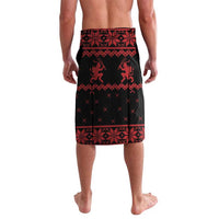 Merry Krampus Creepy Christmas Holiday Lavalava Red Version - Wonder Print Shop