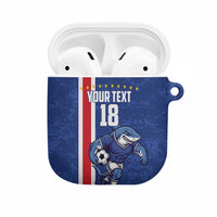 Cape Verde Football Custom AirPods Case Pride Of The Islands - Wonder Print Shop