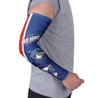 Cape Verde Football Custom Arm Sleeves Pride Of The Islands - Wonder Print Shop