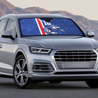 Cape Verde Football Custom Auto Sun Shade Pride Of The Islands - Wonder Print Shop