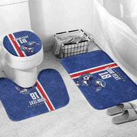 Cape Verde Football Custom Bathroom Set Pride Of The Islands - Wonder Print Shop