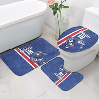 Cape Verde Football Custom Bathroom Set Pride Of The Islands - Wonder Print Shop