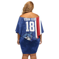 Cape Verde Football Custom Family Matching Off Shoulder Short Dress and Hawaiian Shirt Pride Of The Islands - Wonder Print Shop