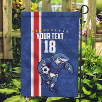 Cape Verde Football Custom Garden Flag Pride Of The Islands - Wonder Print Shop