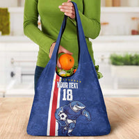 Cape Verde Football Custom Grocery Bag Pride Of The Islands - Wonder Print Shop