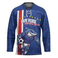Cape Verde Football Custom Hockey Jersey Pride Of The Islands - Wonder Print Shop