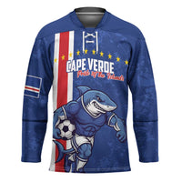 Cape Verde Football Custom Hockey Jersey Pride Of The Islands - Wonder Print Shop