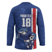 Cape Verde Football Custom Hockey Jersey Pride Of The Islands - Wonder Print Shop