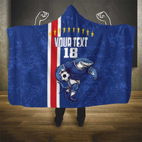 Cape Verde Football Custom Hooded Blanket Pride Of The Islands - Wonder Print Shop