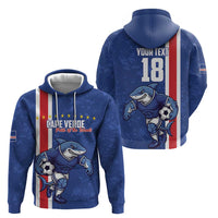 Cape Verde Football Custom Hoodie Pride Of The Islands - Wonder Print Shop