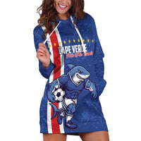 Cape Verde Football Custom Hoodie Dress Pride Of The Islands - Wonder Print Shop