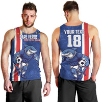 Cape Verde Football Custom Men Tank Top Pride Of The Islands - Wonder Print Shop