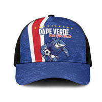 Cape Verde Football Mesh Trucker Cap Pride Of The Islands - Wonder Print Shop