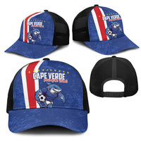 Cape Verde Football Mesh Trucker Cap Pride Of The Islands - Wonder Print Shop