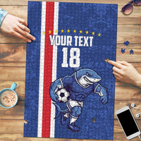 Cape Verde Football Custom Puzzle Pride Of The Islands - Wonder Print Shop