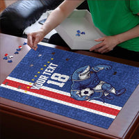 Cape Verde Football Custom Puzzle Pride Of The Islands - Wonder Print Shop