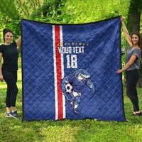 Cape Verde Football Custom Quilt Pride Of The Islands - Wonder Print Shop