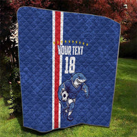 Cape Verde Football Custom Quilt Pride Of The Islands - Wonder Print Shop
