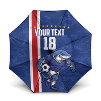 Cape Verde Football Custom Umbrella Pride Of The Islands - Wonder Print Shop