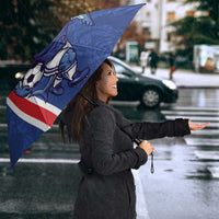 Cape Verde Football Custom Umbrella Pride Of The Islands - Wonder Print Shop