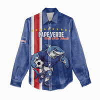 Cape Verde Football Custom Women Casual Shirt Pride Of The Islands - Wonder Print Shop