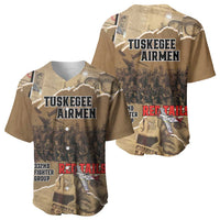 Tuskegee Airmen Tribute Baseball Jersey Black History Air Force LT18