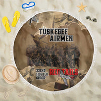 Tuskegee Airmen Tribute Beach Blanket Black History Air Force LT18