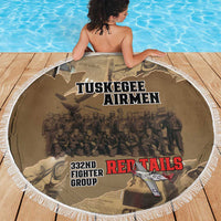 Tuskegee Airmen Tribute Beach Blanket Black History Air Force LT18