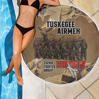 Tuskegee Airmen Tribute Beach Blanket Black History Air Force LT18
