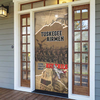 Tuskegee Airmen Tribute Door Cover Black History Air Force LT18