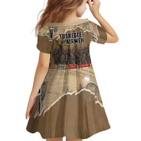 Tuskegee Airmen Tribute Family Matching Mermaid Dress and Hawaiian Shirt Black History Air Force - Wonder Print Shop