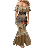 Tuskegee Airmen Tribute Family Matching Mermaid Dress and Hawaiian Shirt Black History Air Force LT18