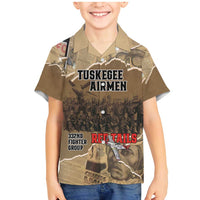 Tuskegee Airmen Tribute Family Matching Mermaid Dress and Hawaiian Shirt Black History Air Force LT18