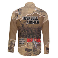 Tuskegee Airmen Tribute Family Matching Short Sleeve Bodycon Dress and Hawaiian Shirt Black History Air Force LT18
