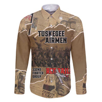 Tuskegee Airmen Tribute Family Matching Summer Maxi Dress and Hawaiian Shirt Black History Air Force LT18