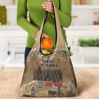 Tuskegee Airmen Tribute Grocery Bag Black History Air Force LT18